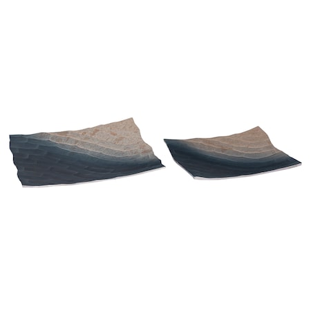 Colin Tray, Set Of 2 Bronze Ombre